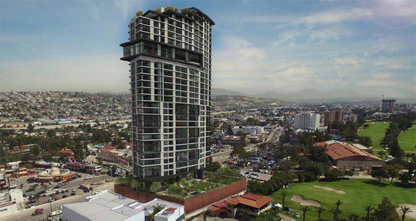 The US$40 million, 32-story Sayan complex is one of Tijuana's most ambitious projects in recent years.